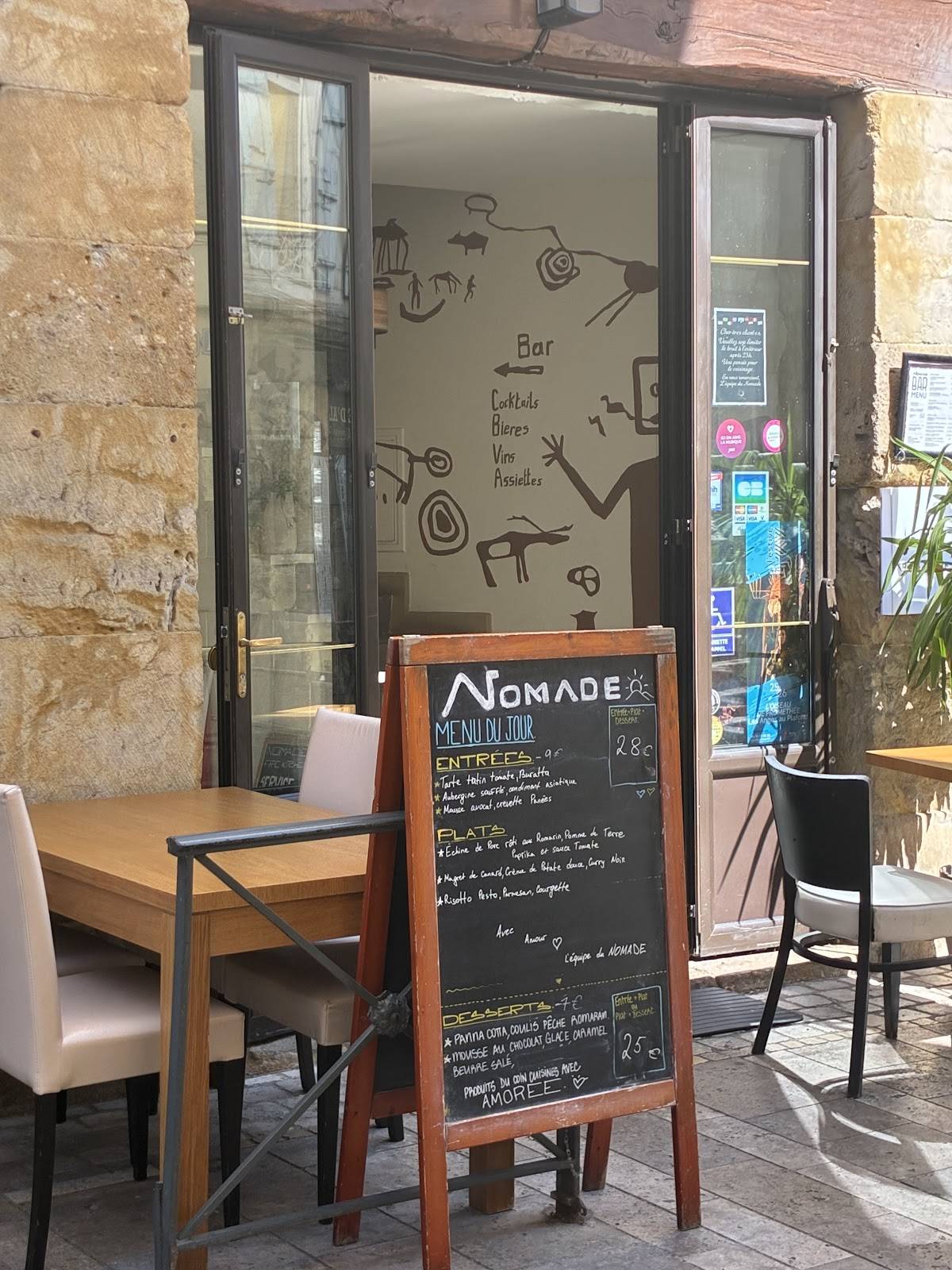 NOMADE - Bar Restaurant меню