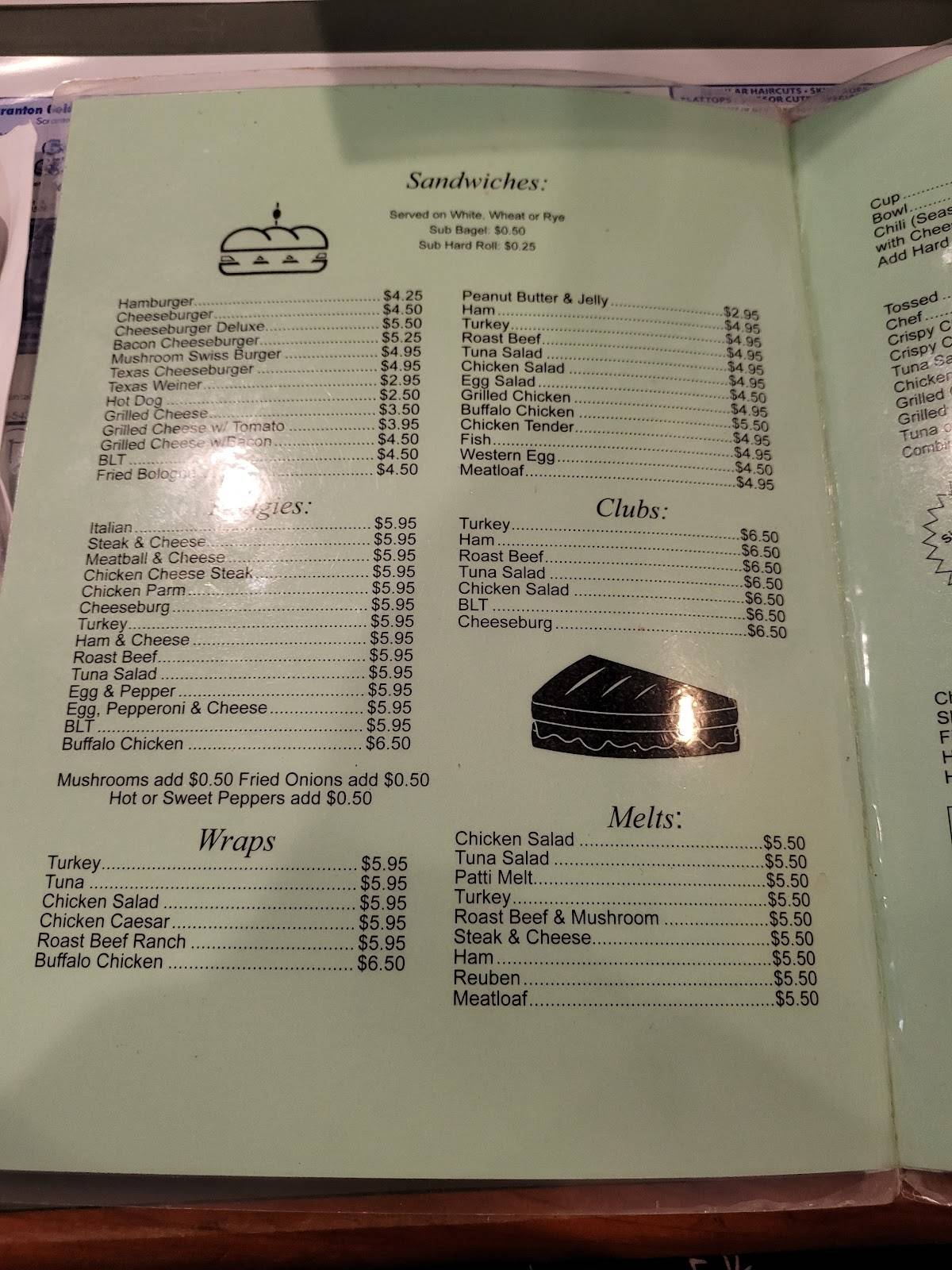 Neen's Diner меню