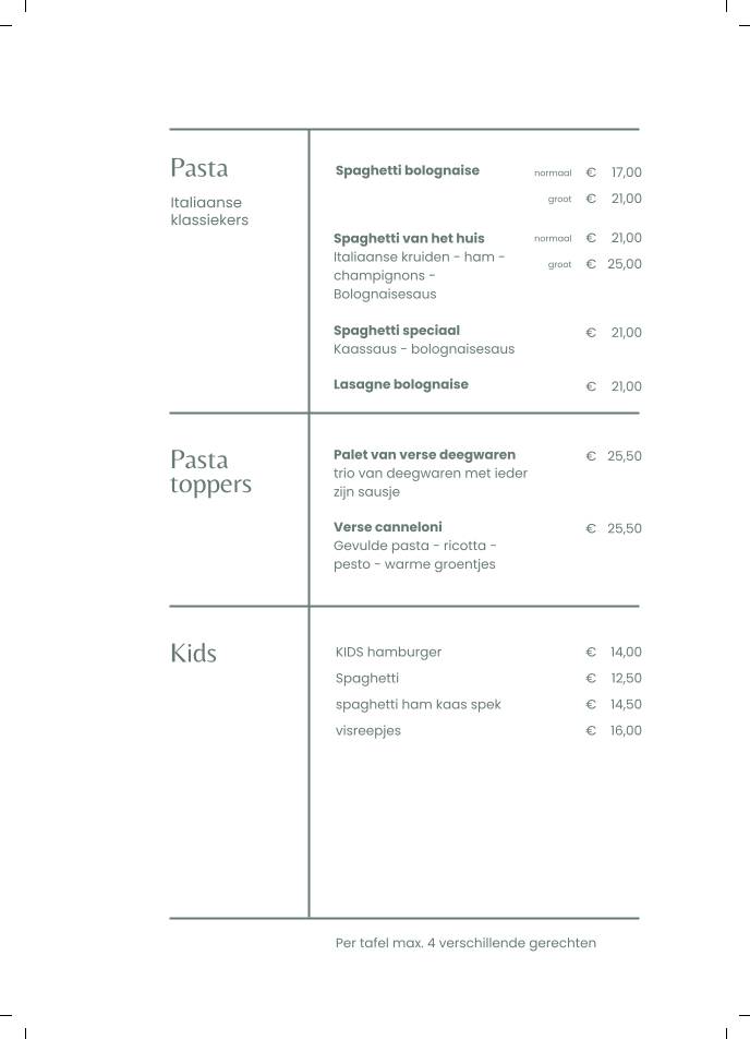 Piadza меню