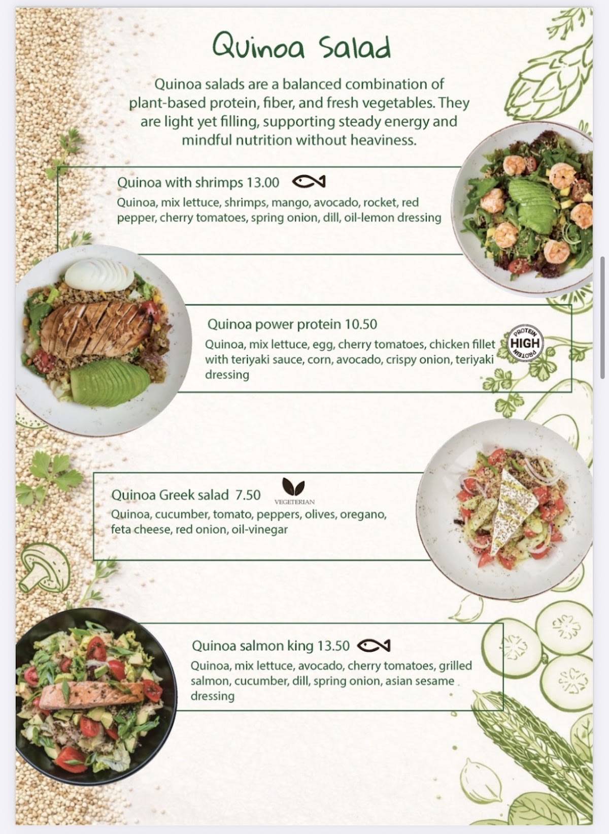 Salad Concept меню