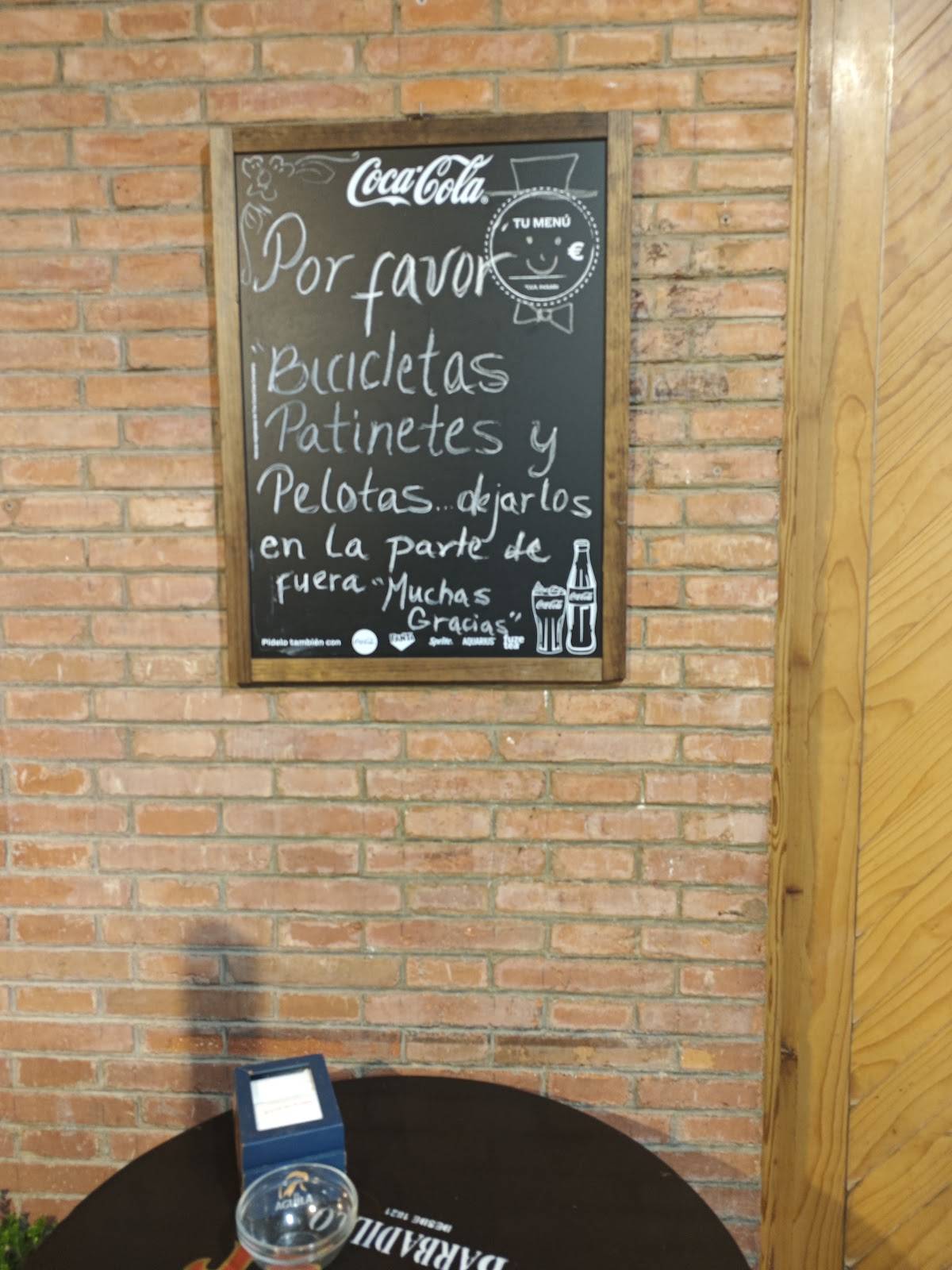Restaurante El Rocío меню