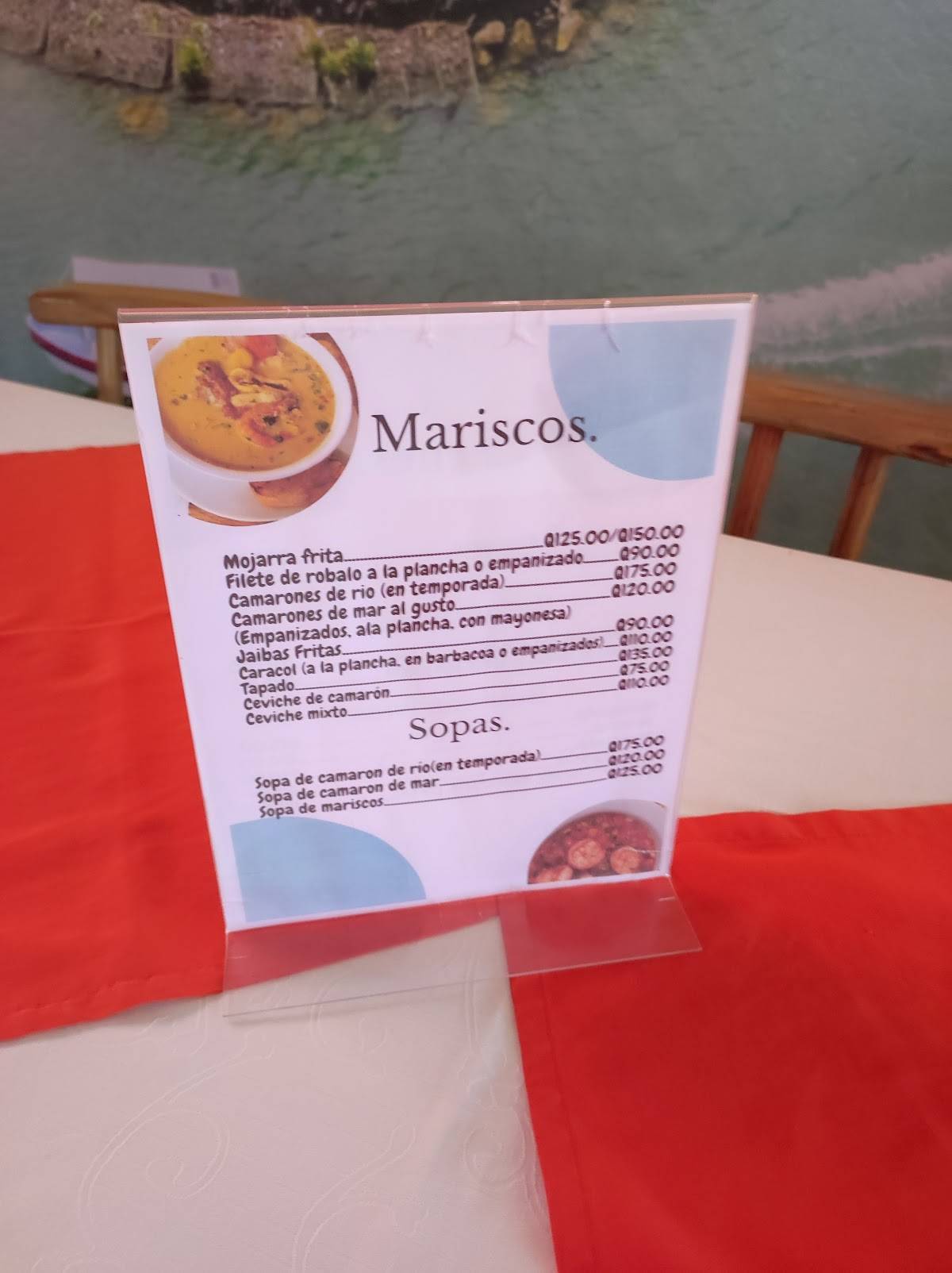 Restaurante Zuly меню