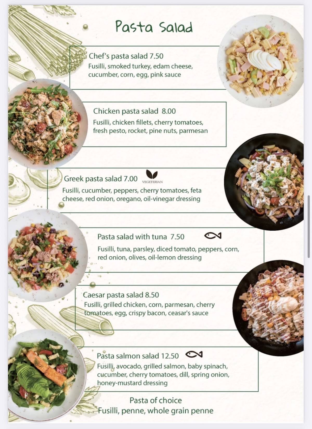 Salad Concept меню