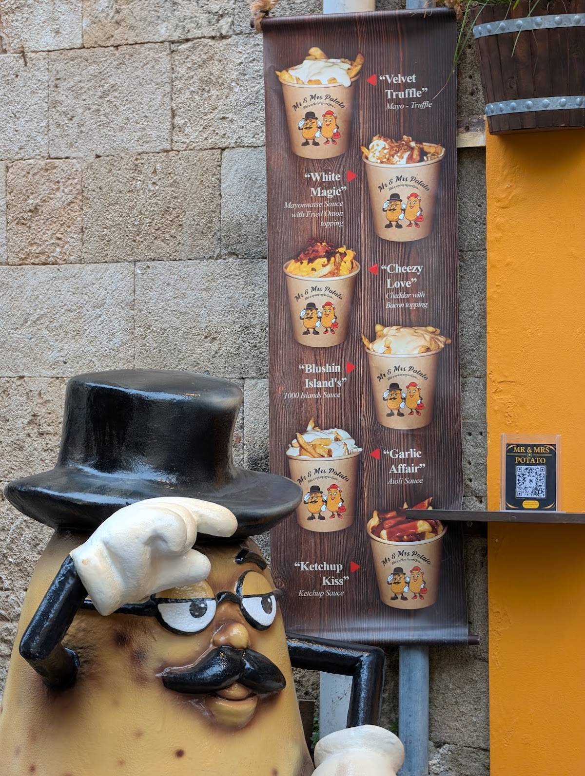Mr & Mrs Potato Rhodes меню