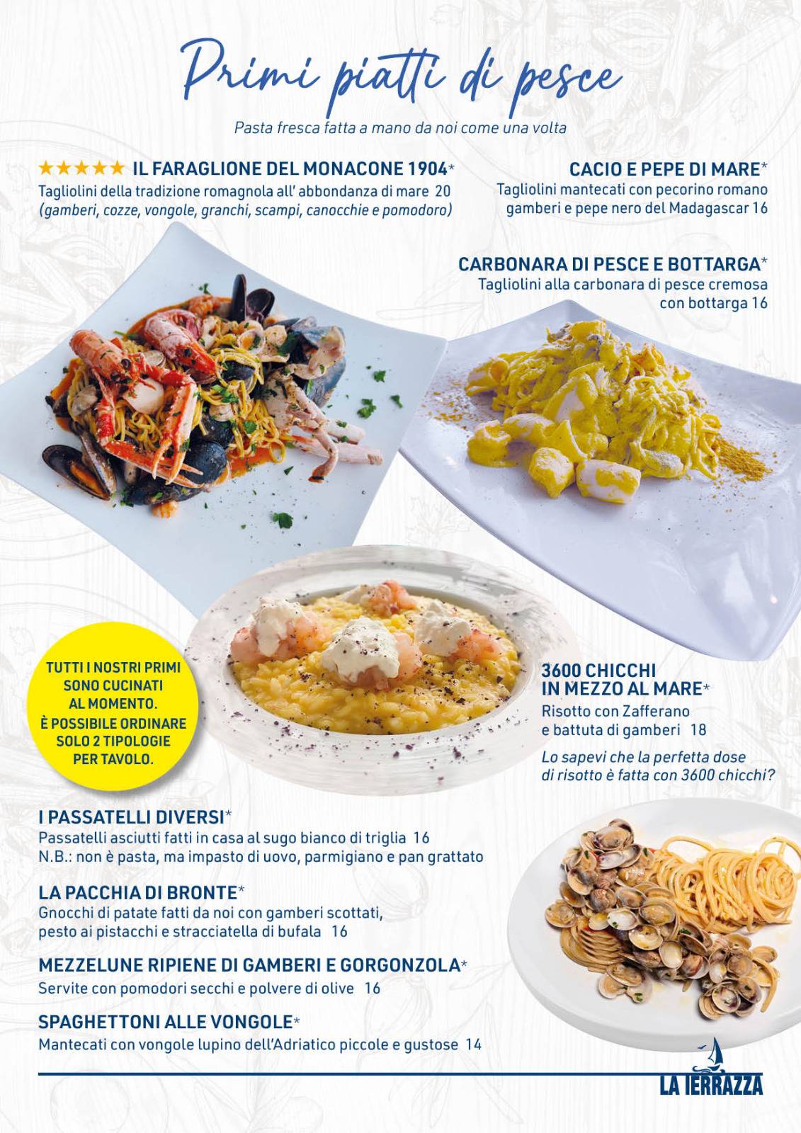 La Terrazza меню