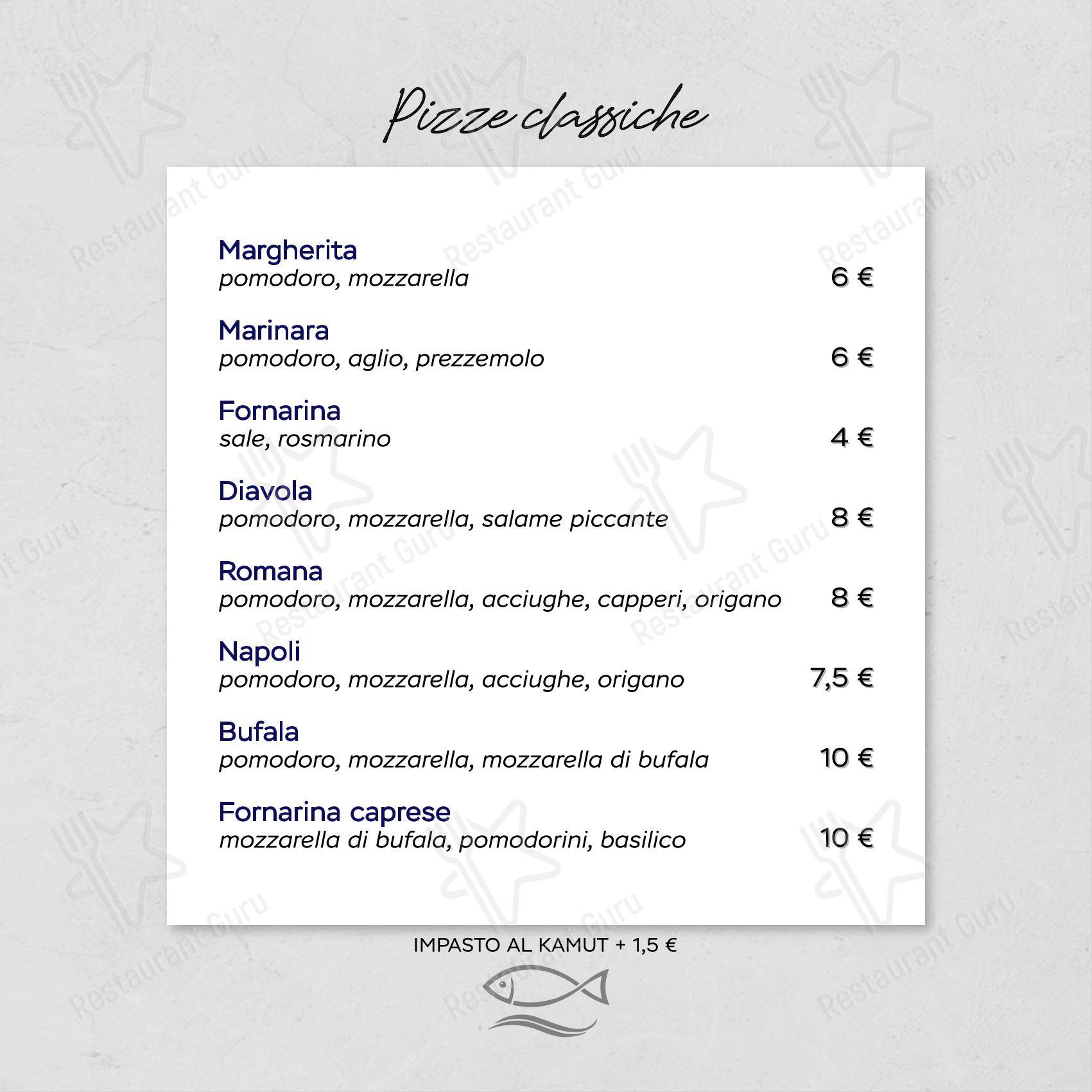 菜单 ресторана Ristorante Al Moccolo в Римини