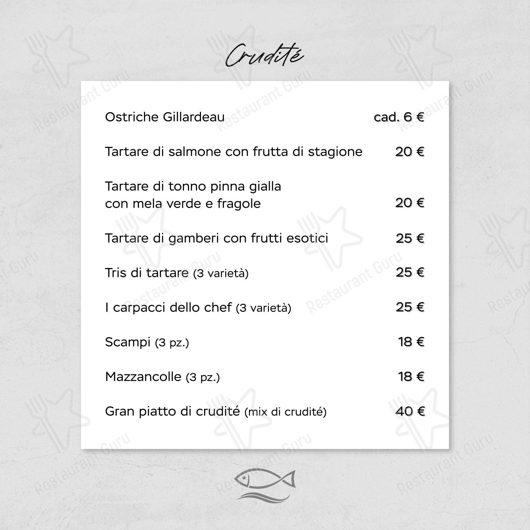 Ristorante Al Moccolo в Римини - 菜单