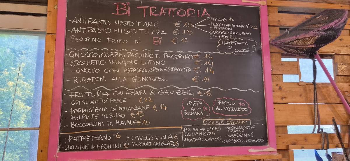 Ristorante Bi Trattoria меню