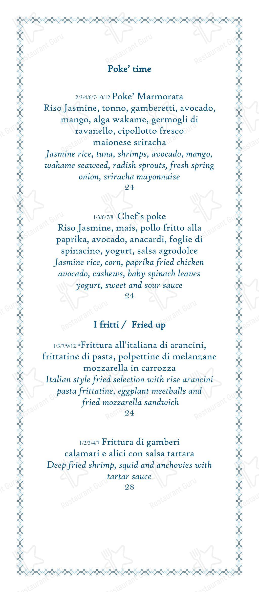 Ristorante L'Antica Cartiera в Марморате - 菜单
