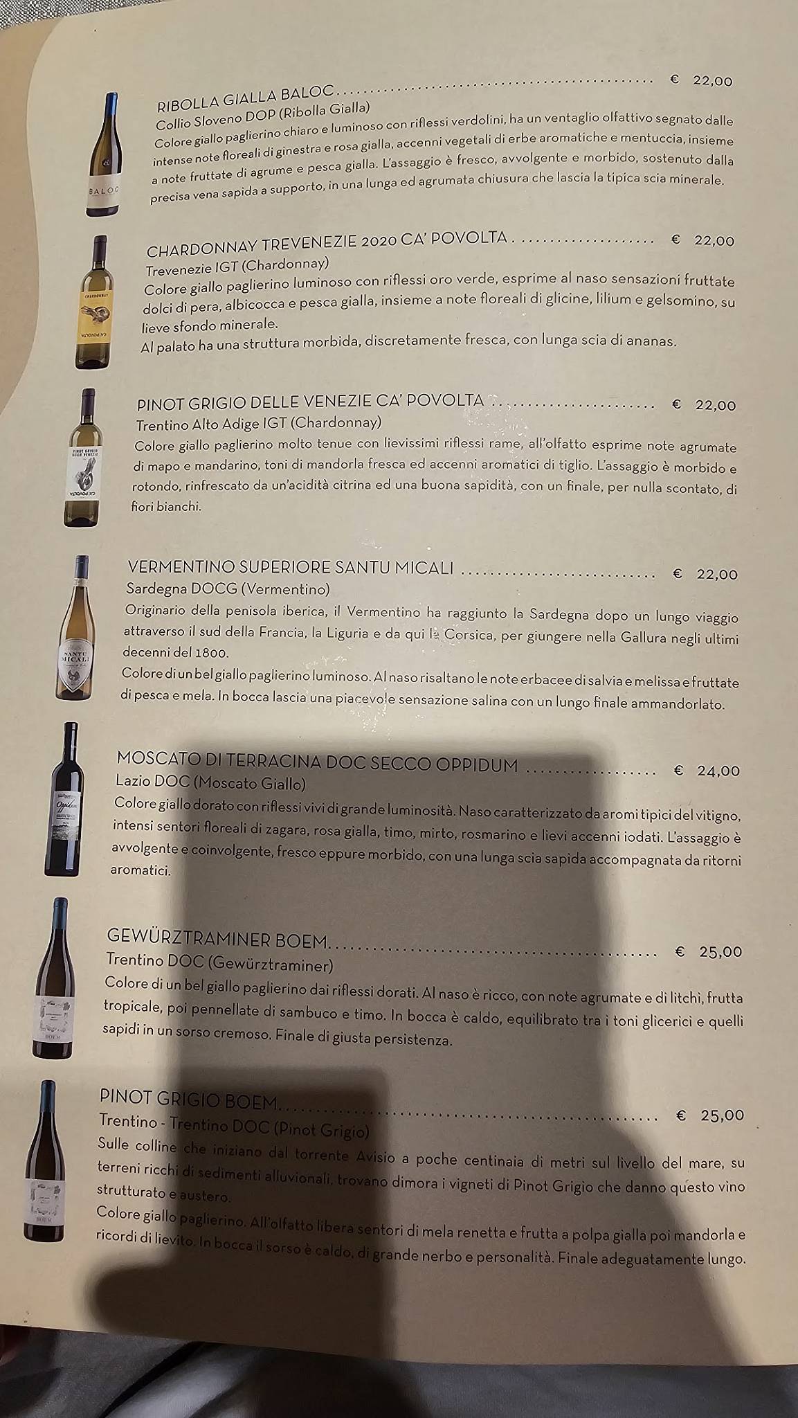 Ristorante Pizzeria Castello меню