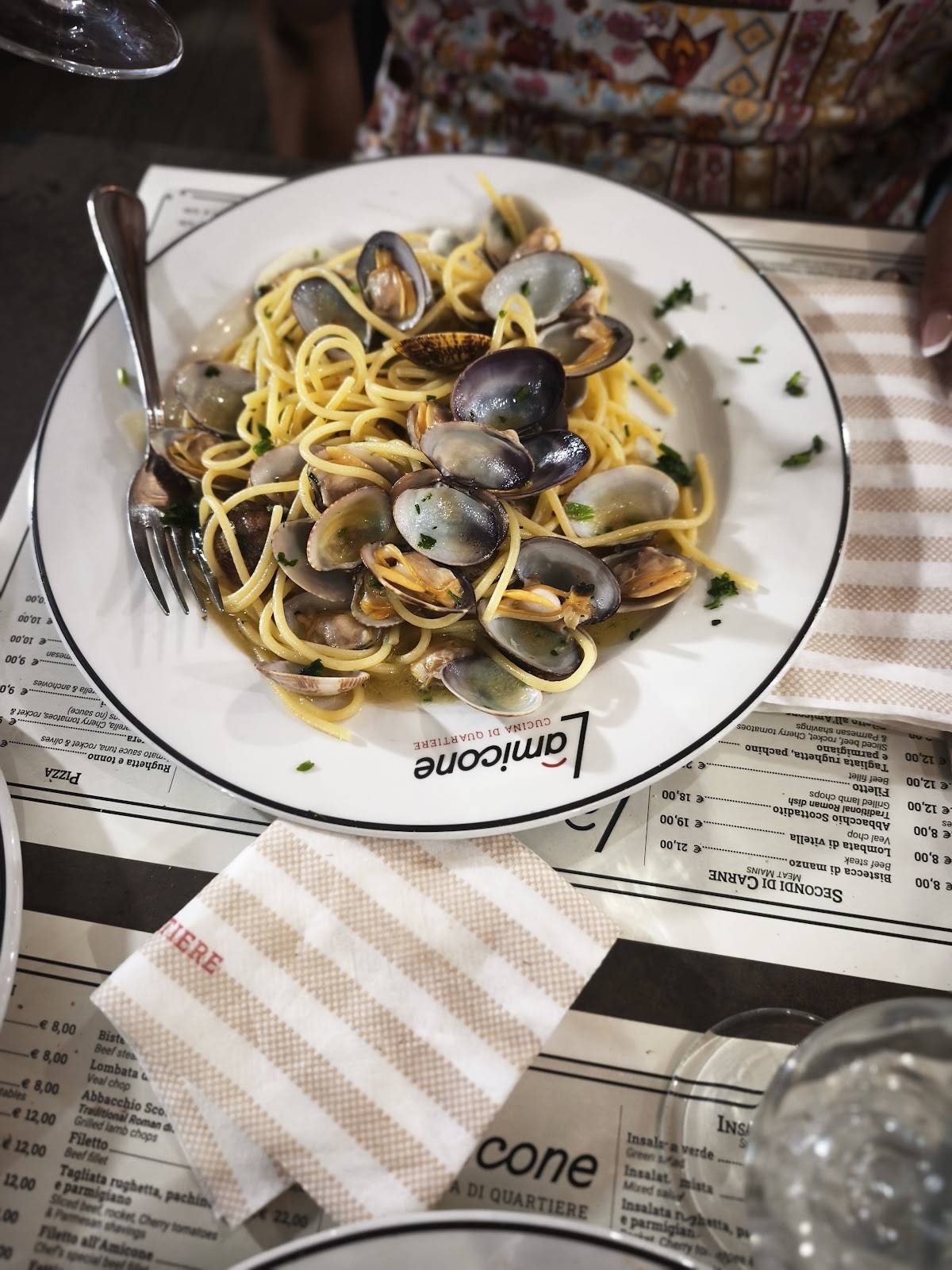 Ristorante Pizzeria Dall'Amicone меню