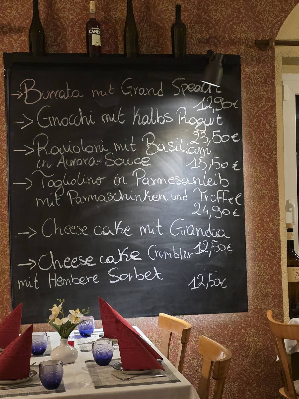 Ristorante Pizzeria im "Schützenhaus" меню