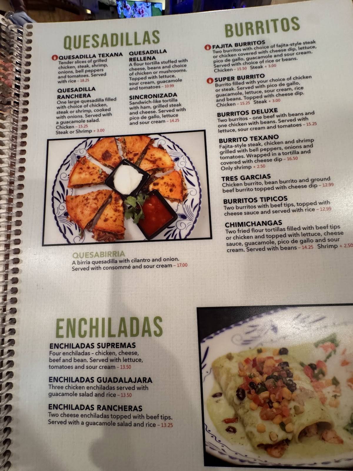Rocas Mexican Grill меню