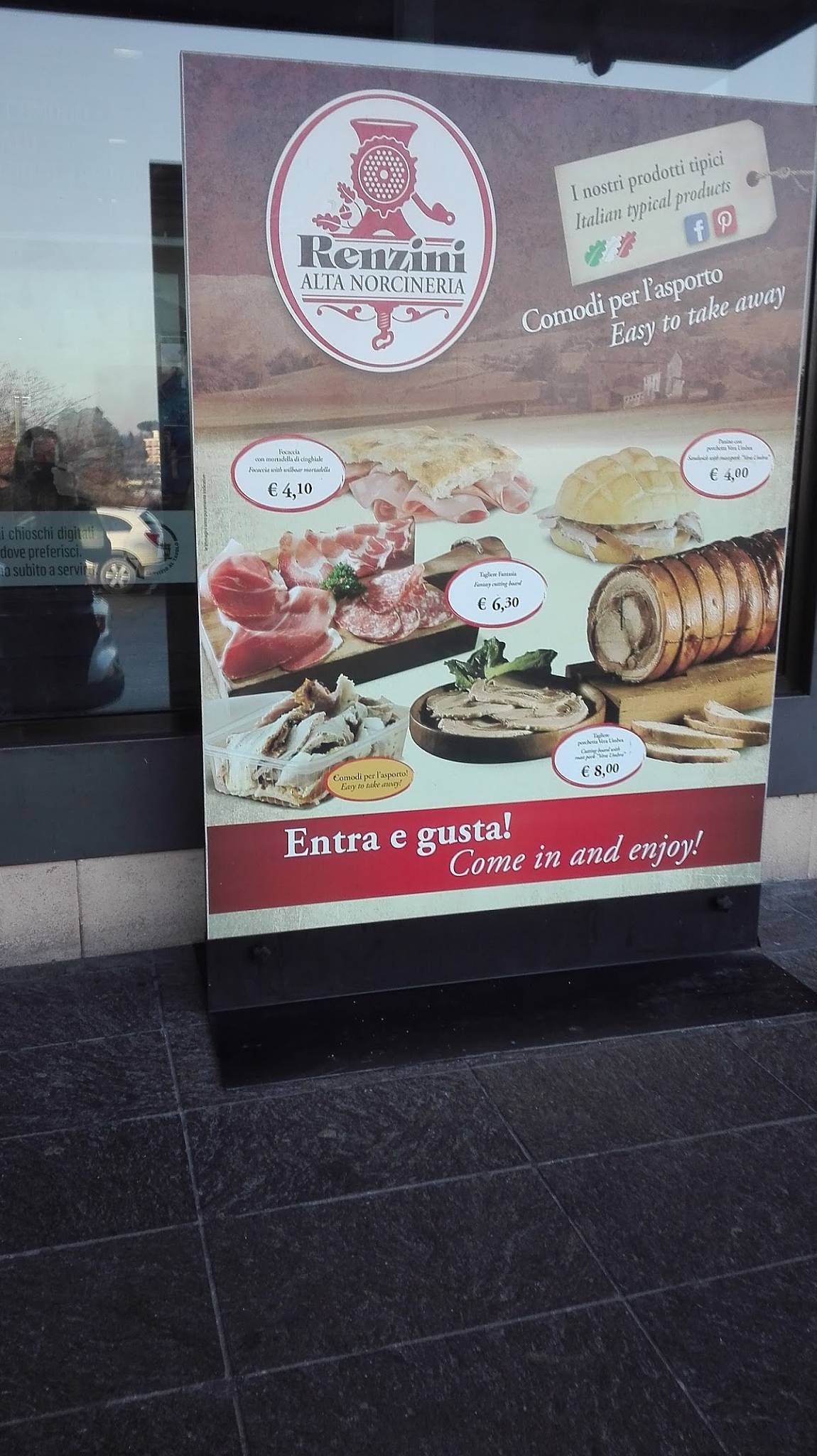 Autogrill меню