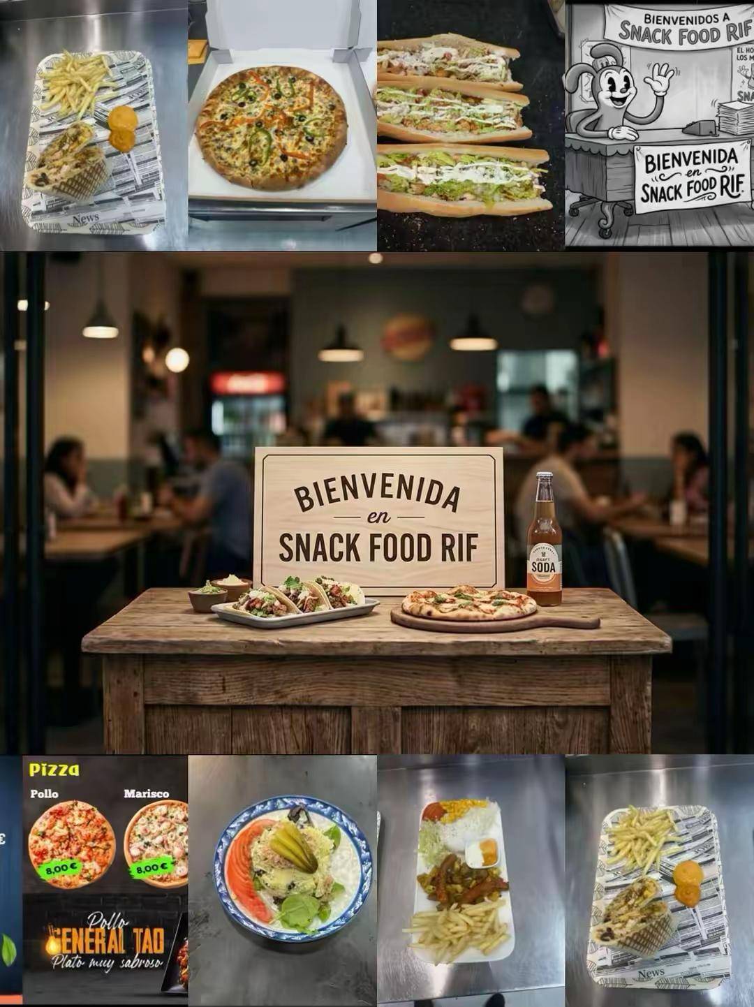 SNACK FOOD RIF меню