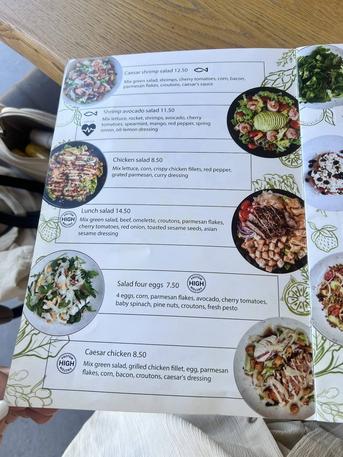 Salad Concept меню