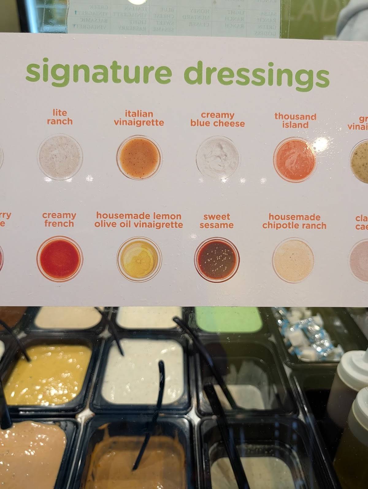 Saladworks меню