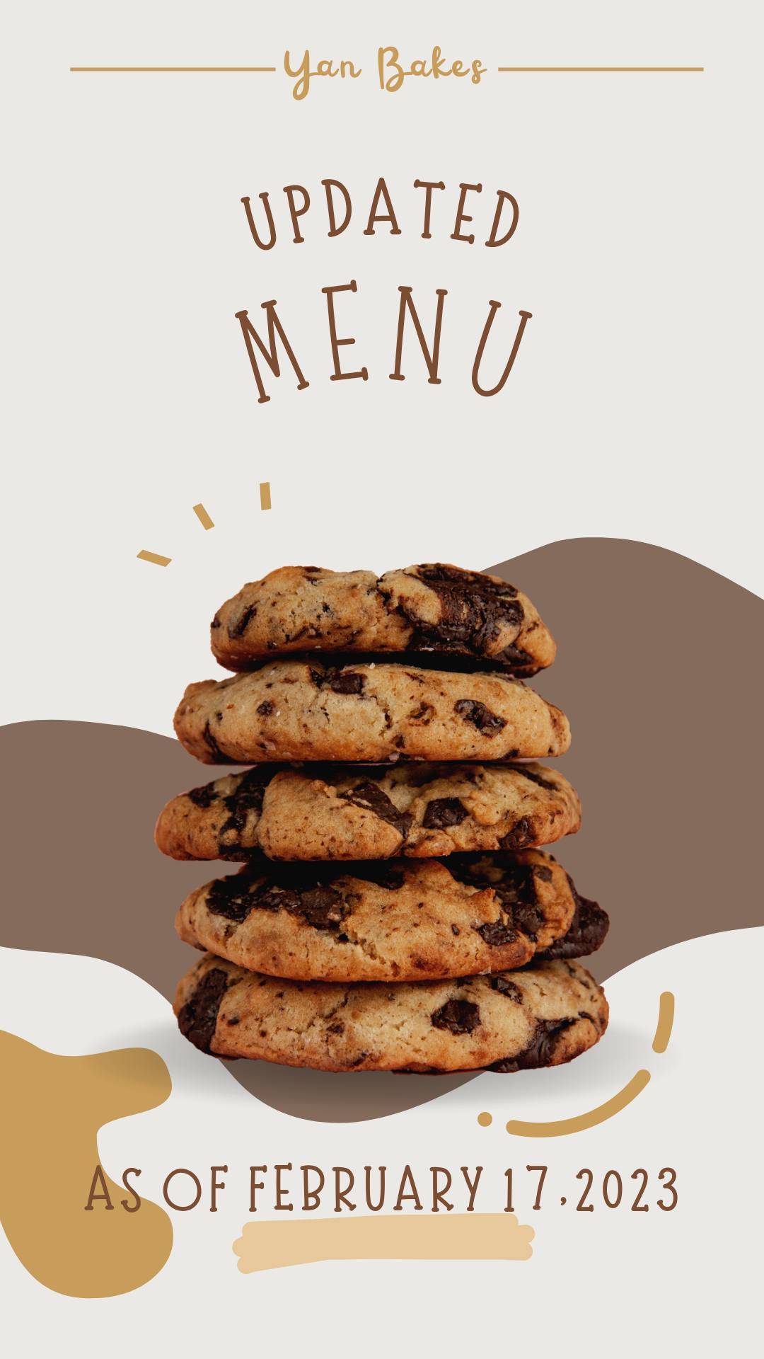 Yan Bakes меню