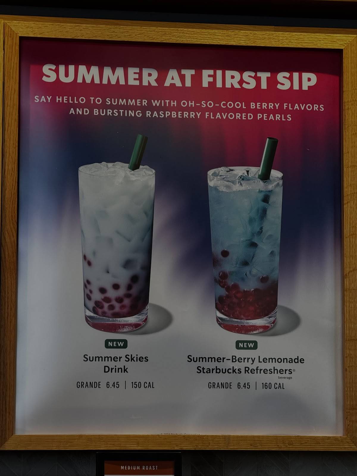 Starbucks Coffee Company меню