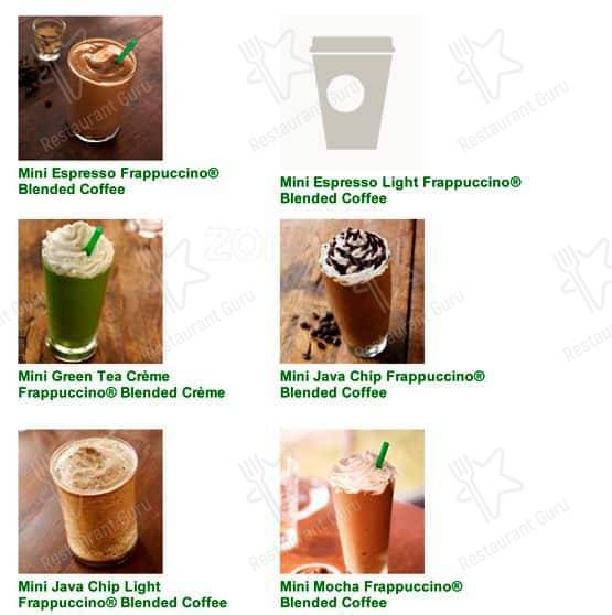 Starbucks Coffee Company меню