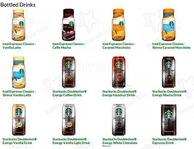 Starbucks Coffee Company меню