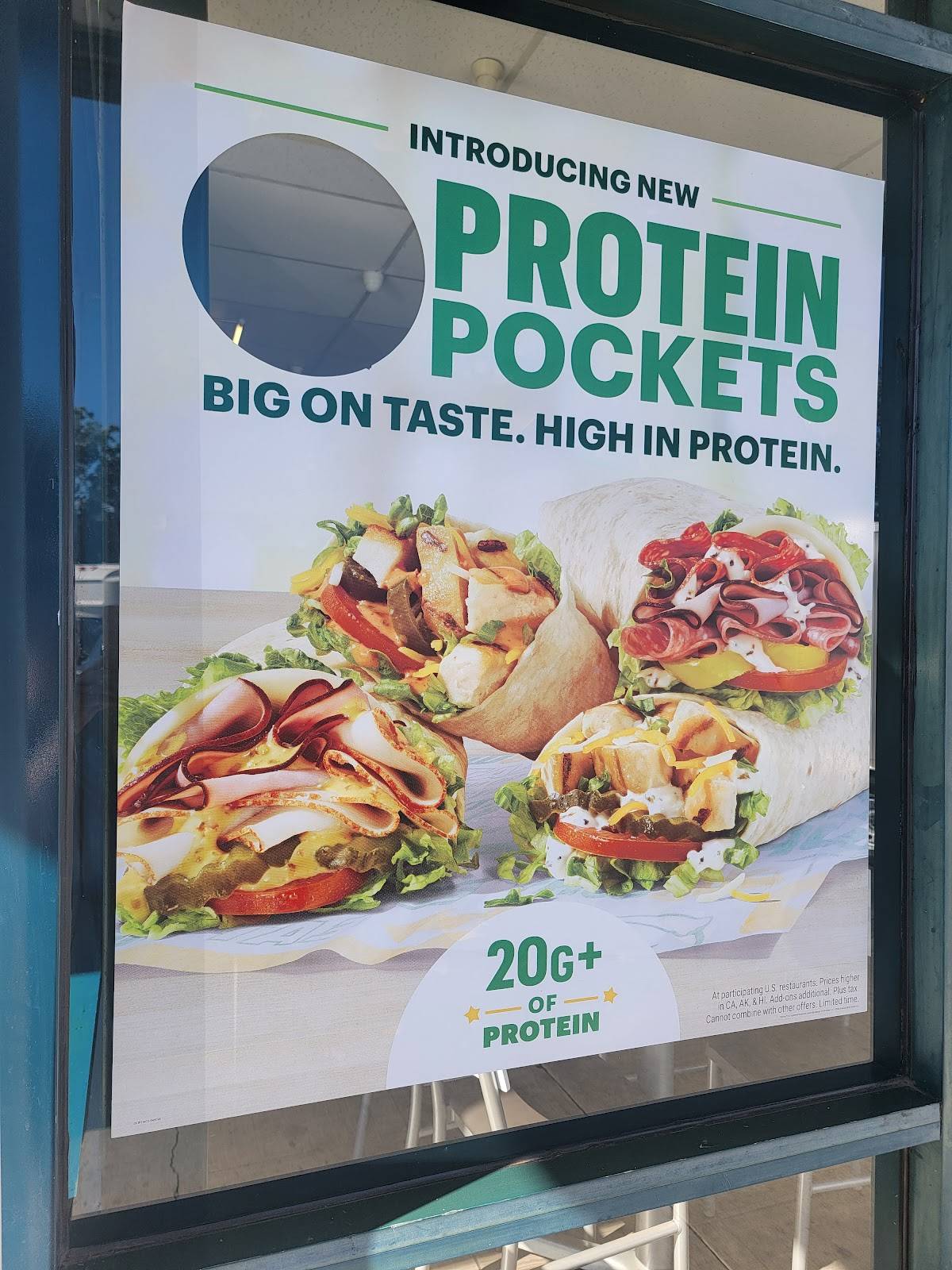 Subway меню