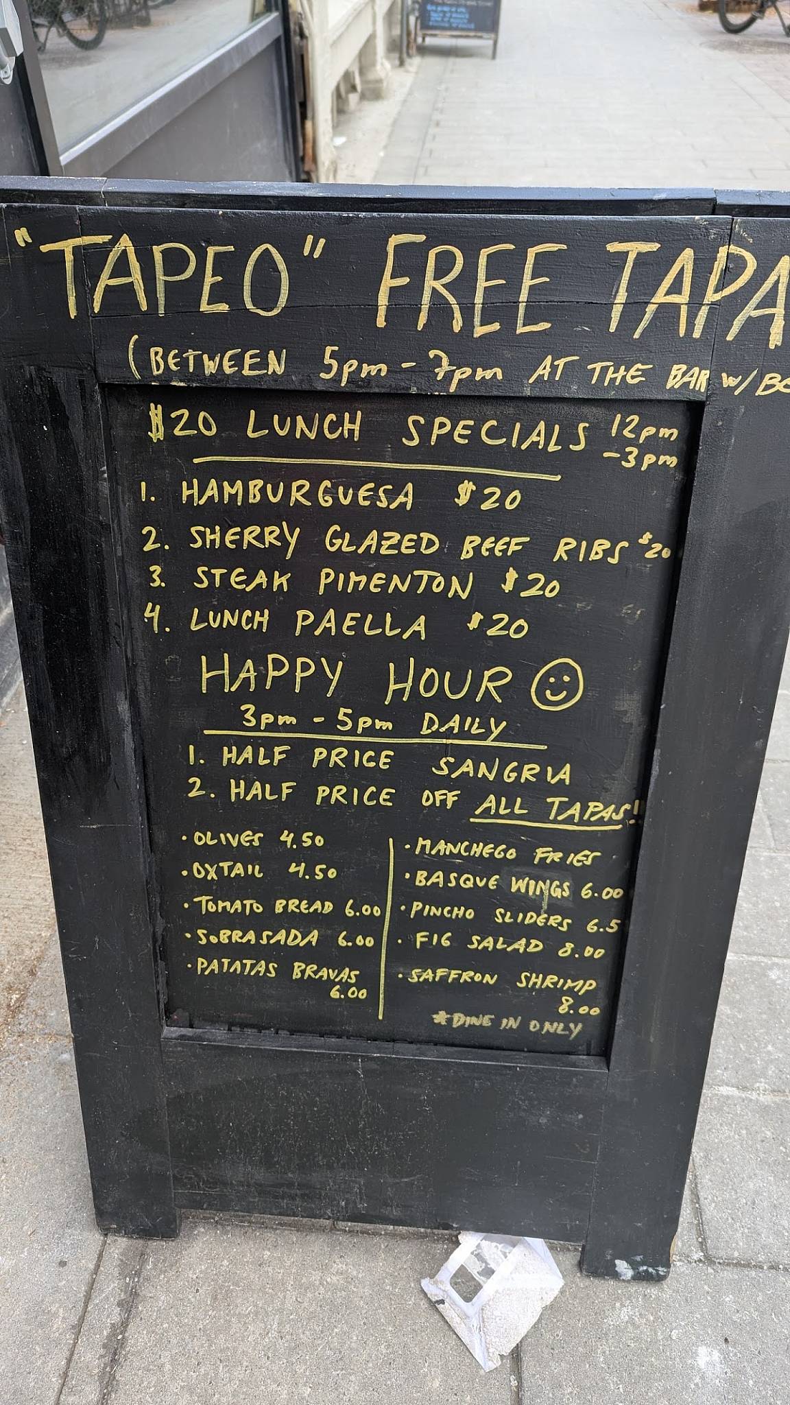 Taberna Social меню