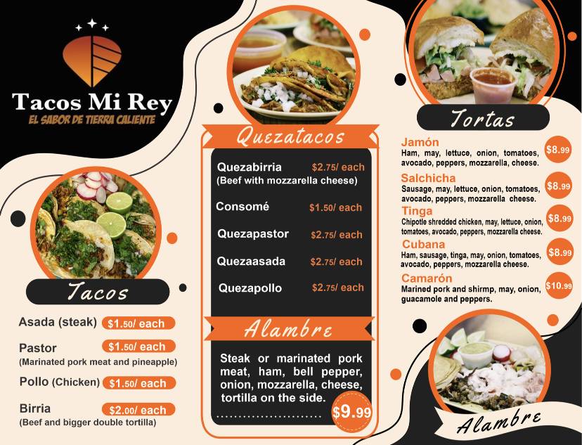 Tacos Mi Rey меню