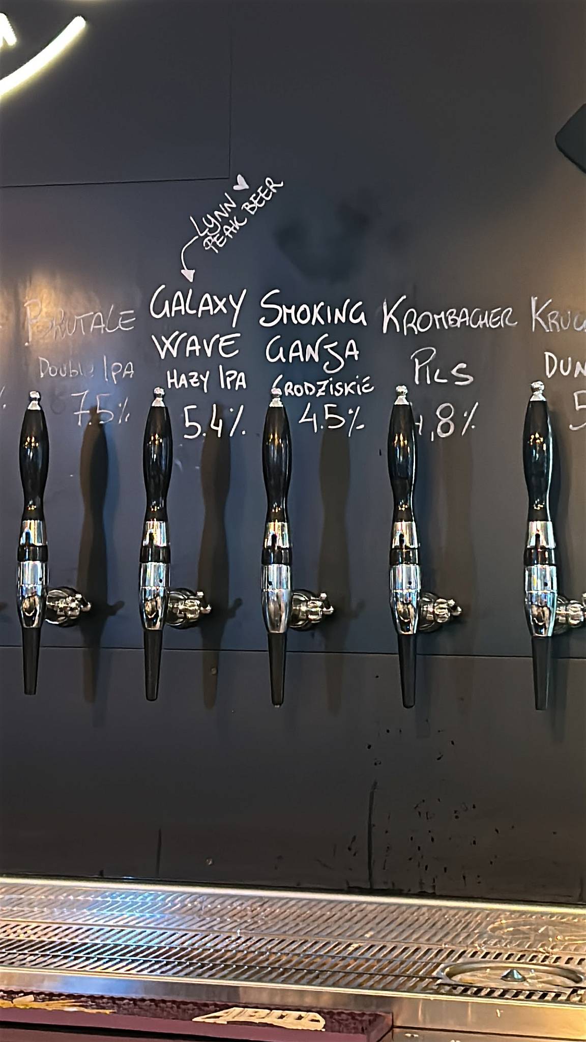 Taps Birra e tapas меню