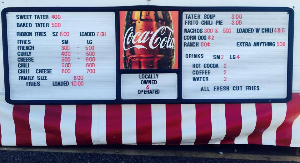 NC State Fair меню