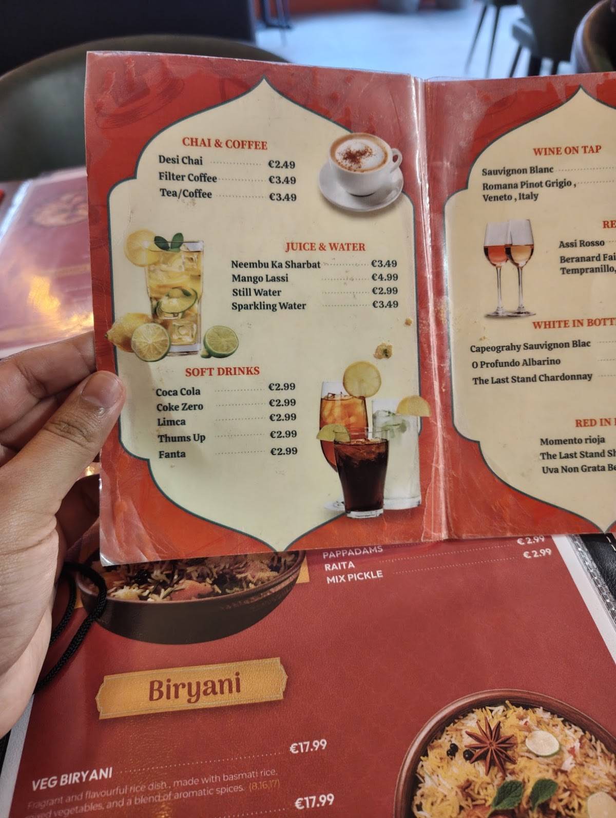 Thali Rathmines меню
