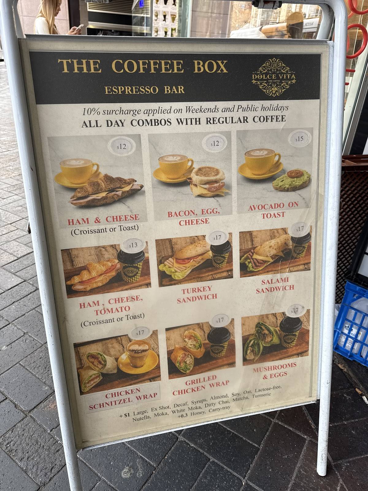 The Coffee Box меню