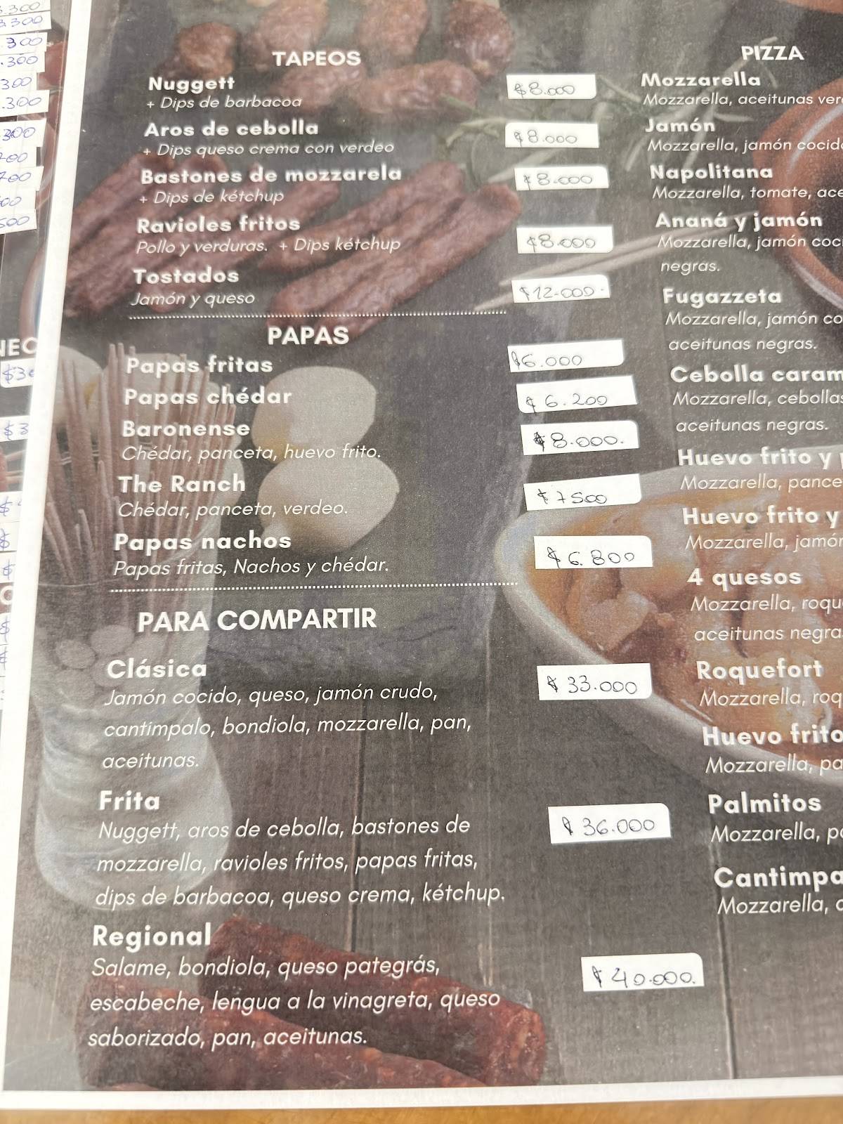 The Ranch меню