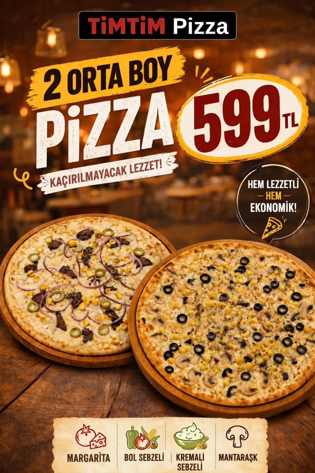 TimTim Pizza меню
