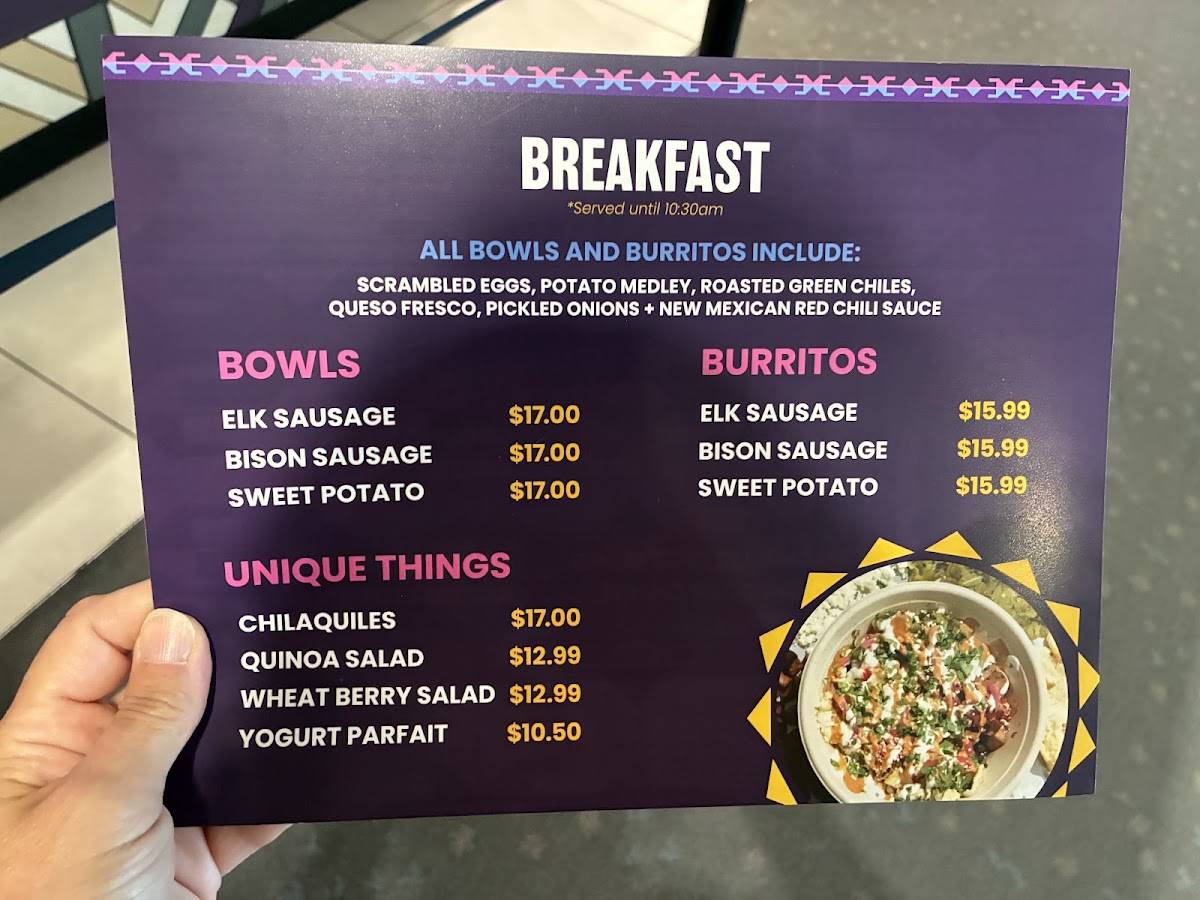 Tocabe меню