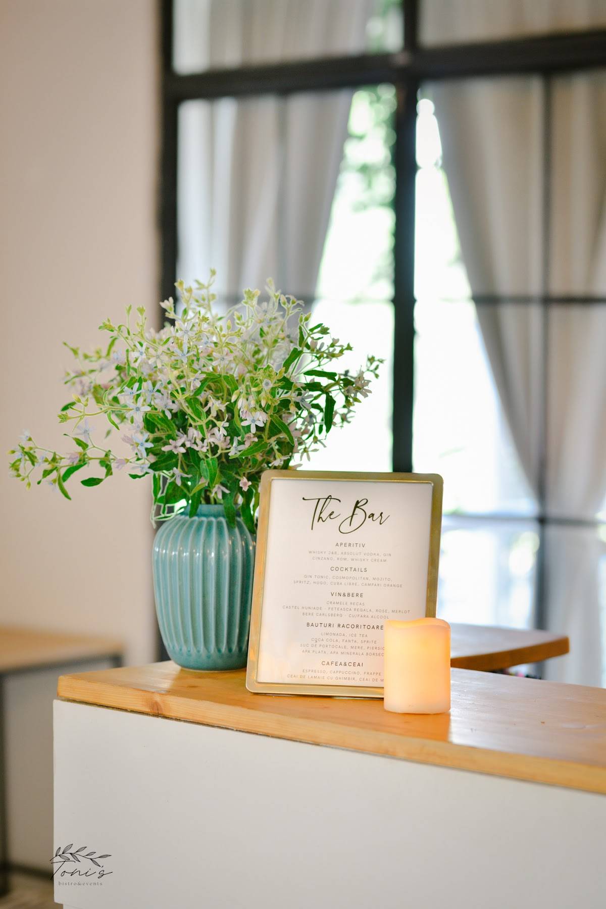 Toni's Bistro&Events меню