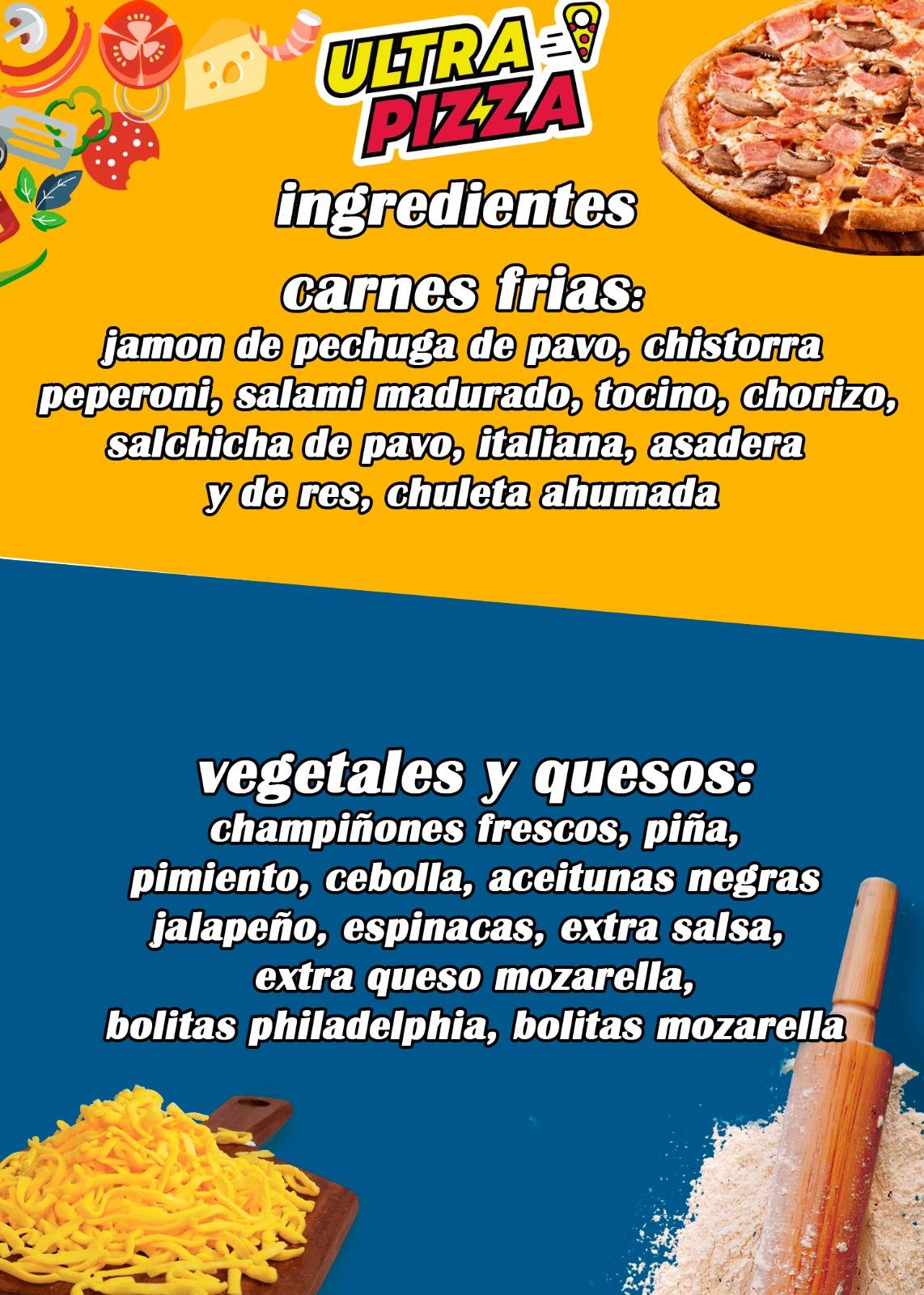 ULTRA PIZZA CHENKU меню