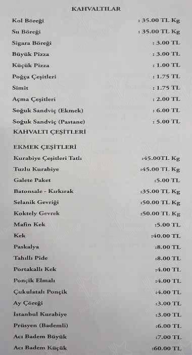 Uniş меню