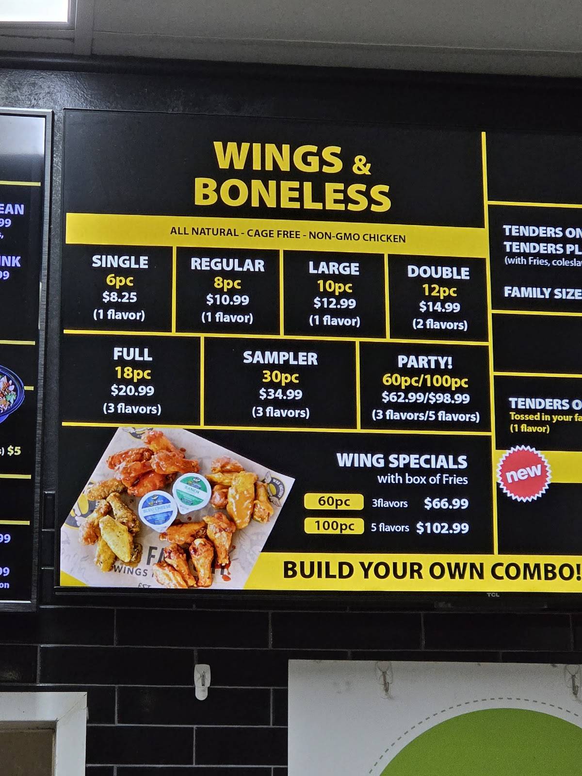 WNB Factory - Wings & Burger меню