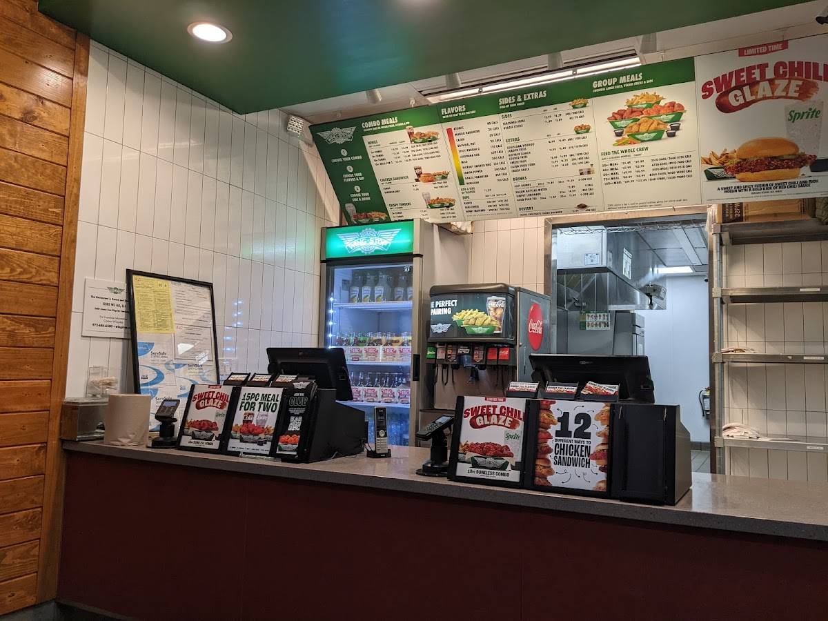 Wingstop меню