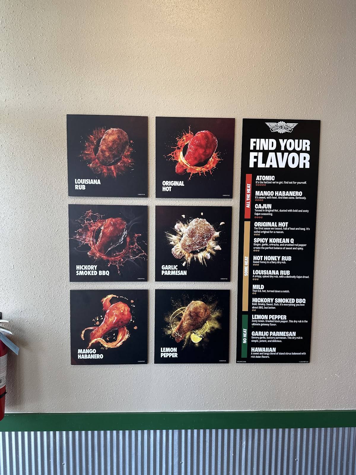 Wingstop меню