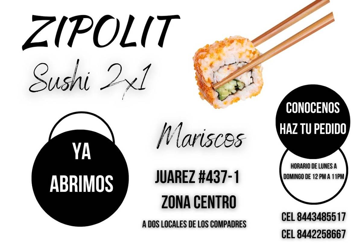 ZIPOLIT меню