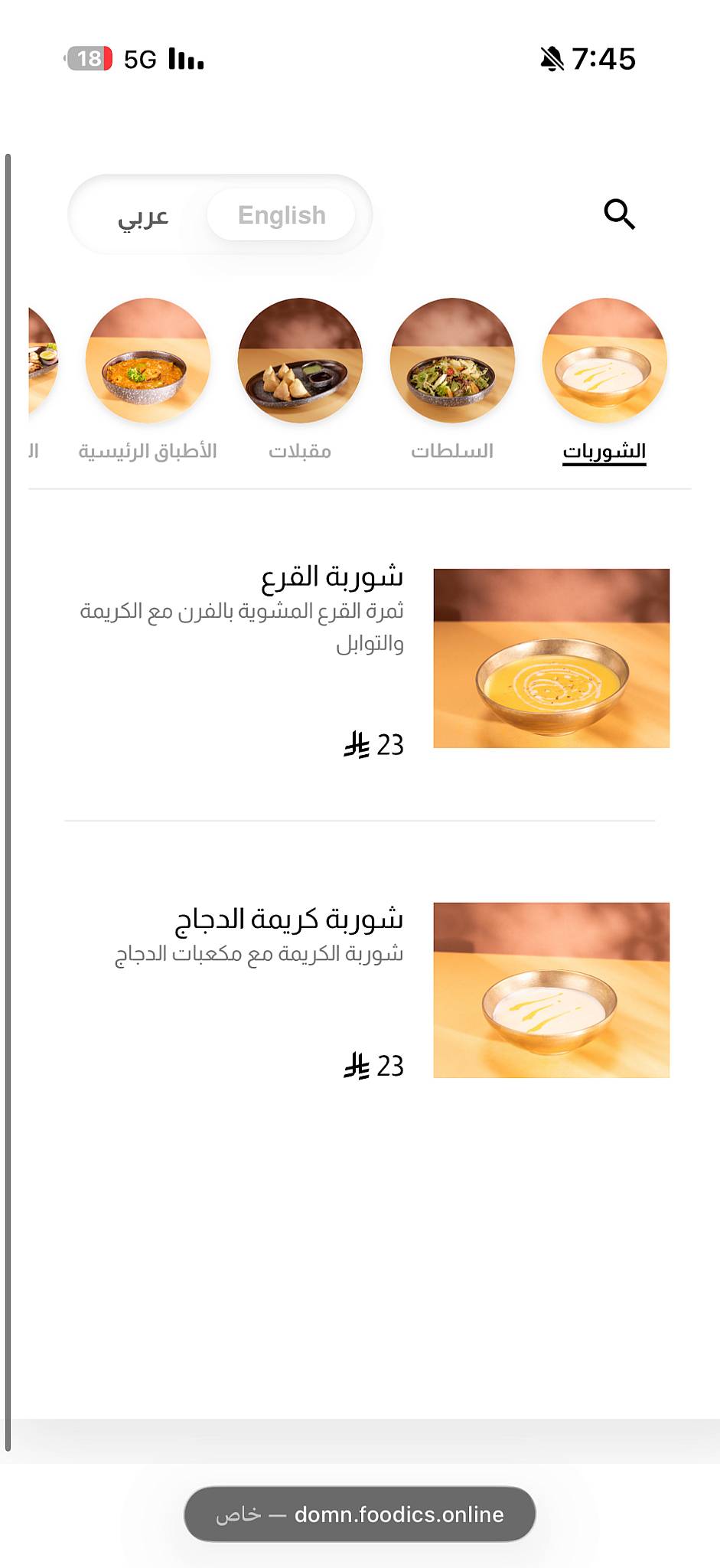 دومن Domn меню