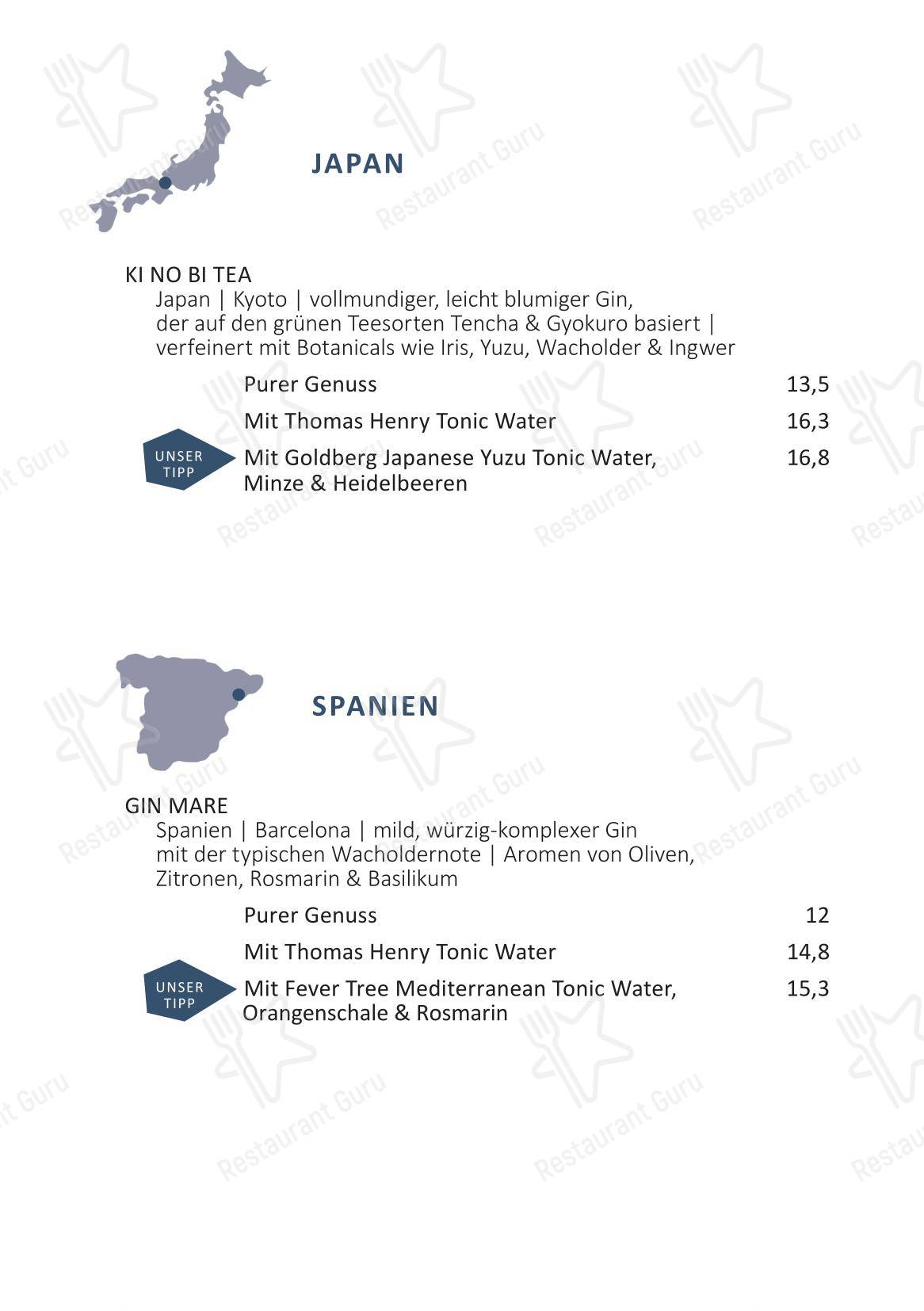 KAI40 Restaurant & Bar - Rostock в Ростоке - Основное меню