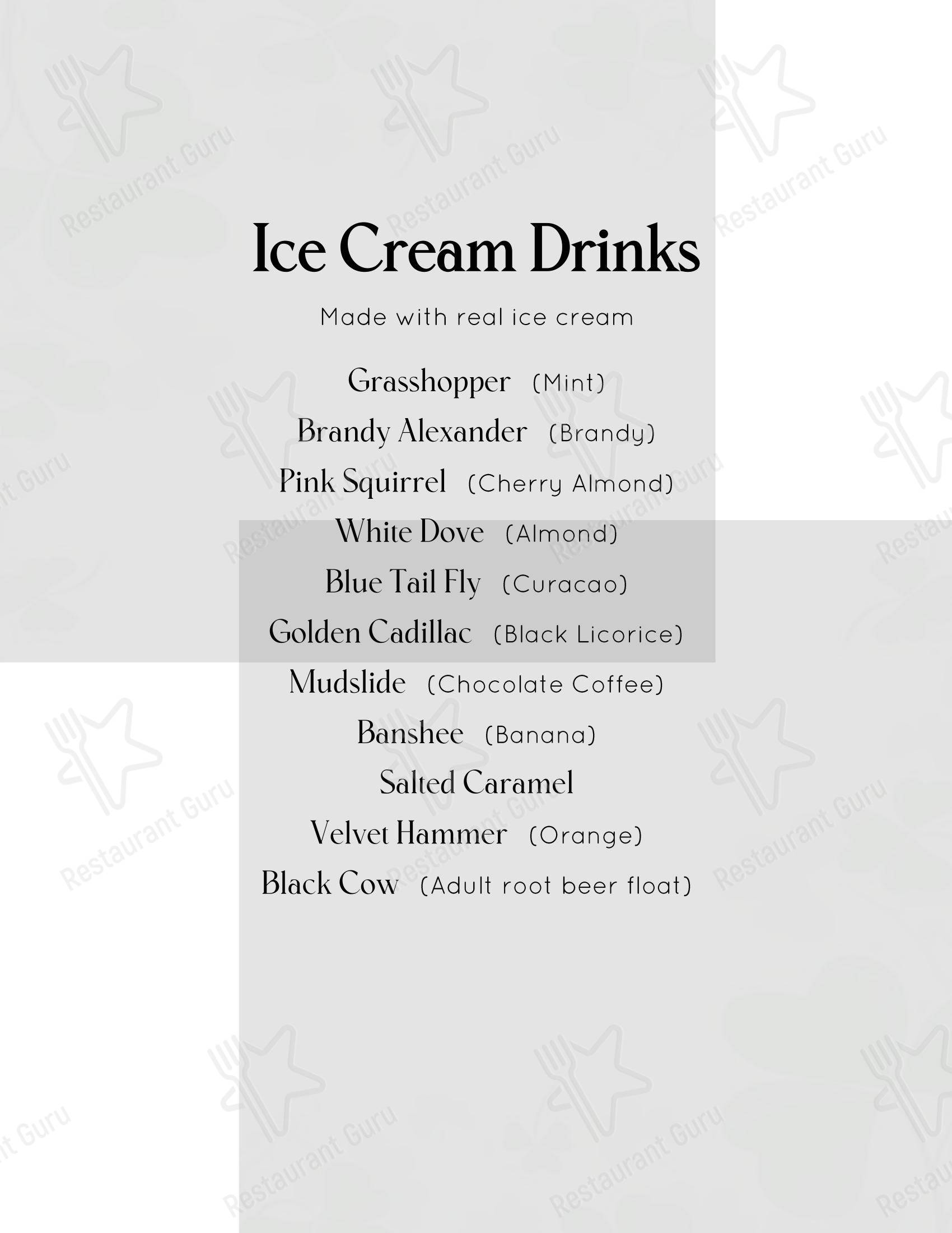 Wine Menu стейк хауса Mark's East Side в Аплтоне