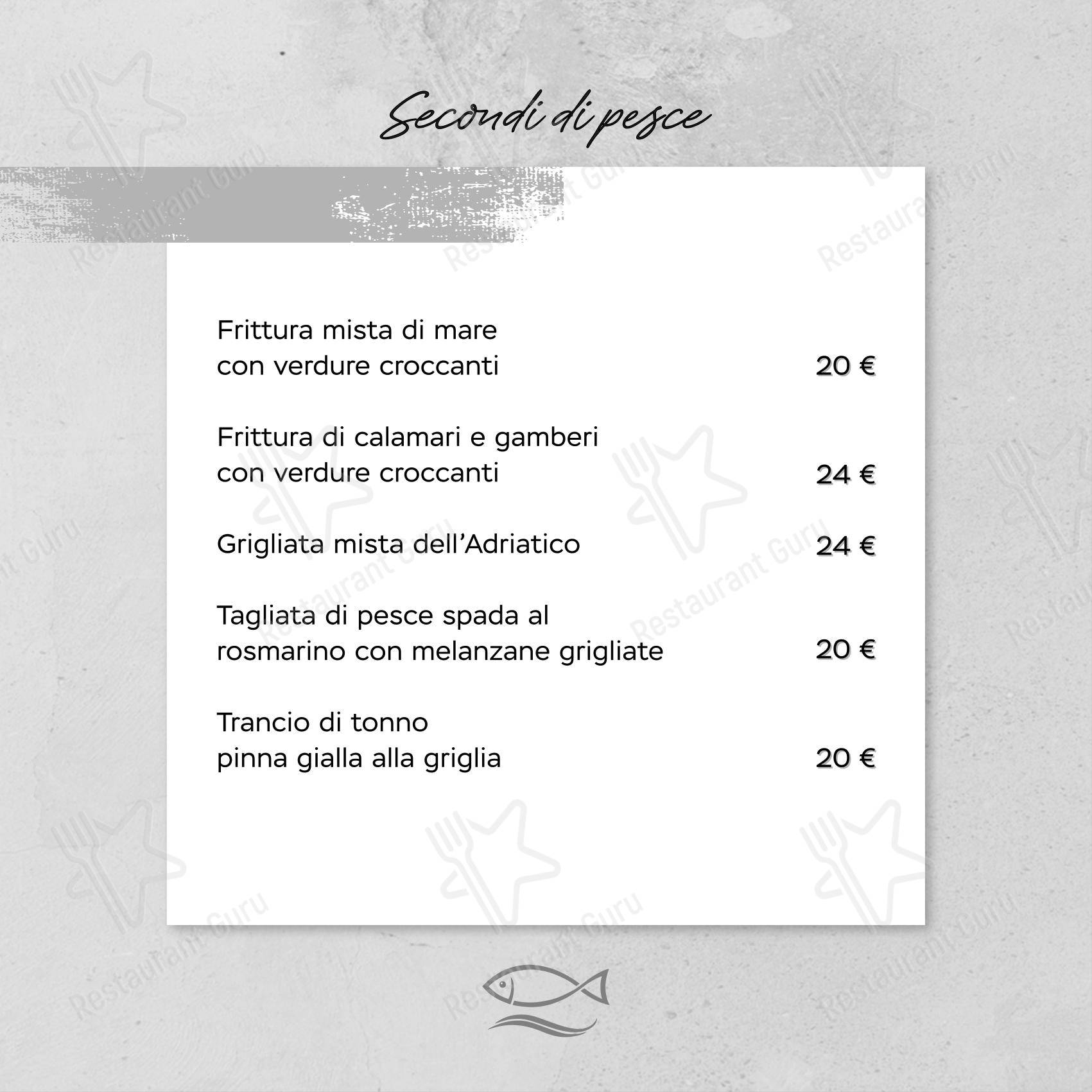 Ristorante Al Moccolo в Римини - 菜单
