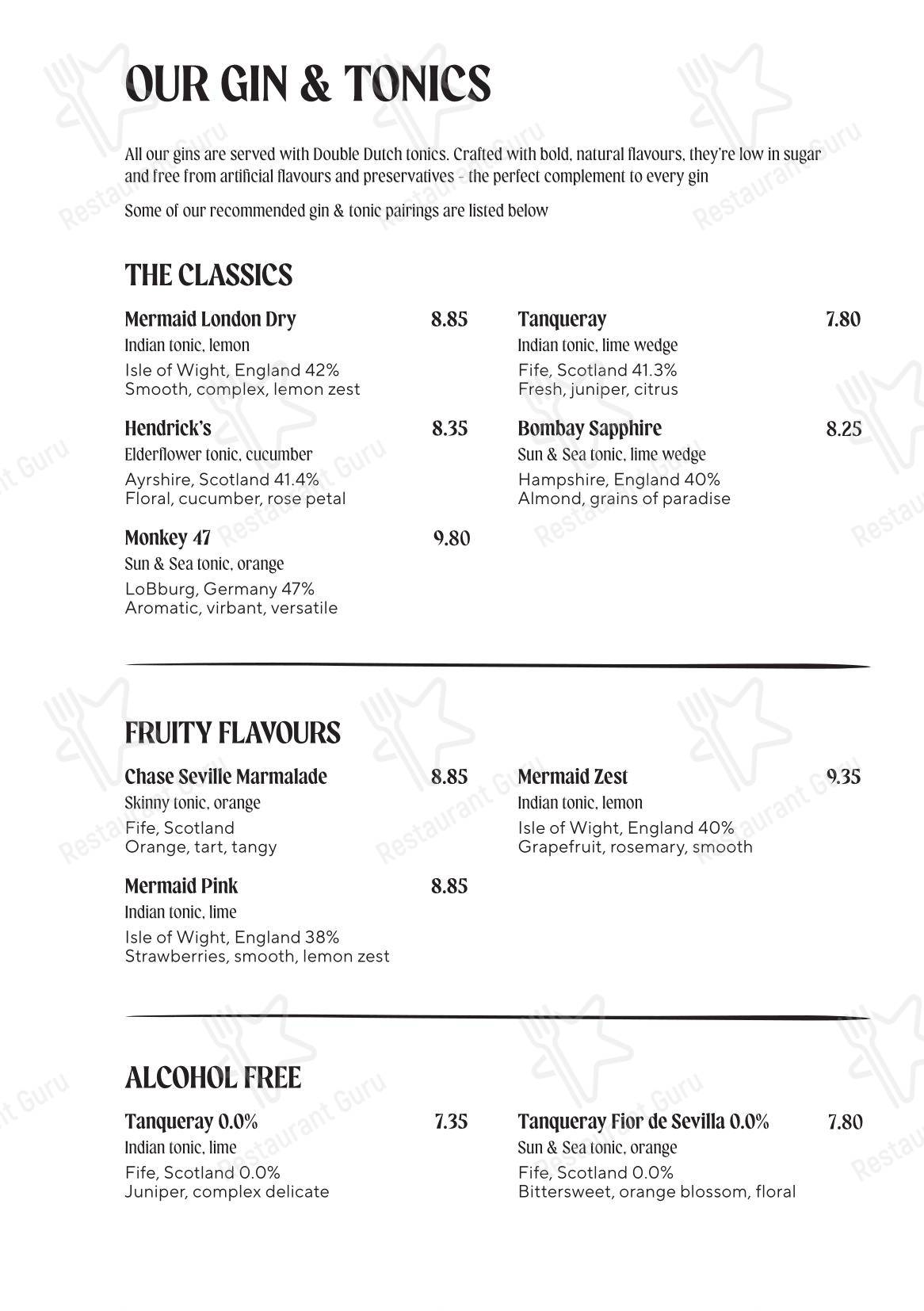 Breakfast Menu паба и бара The Hawk Inn Pub with Rooms в Андовере