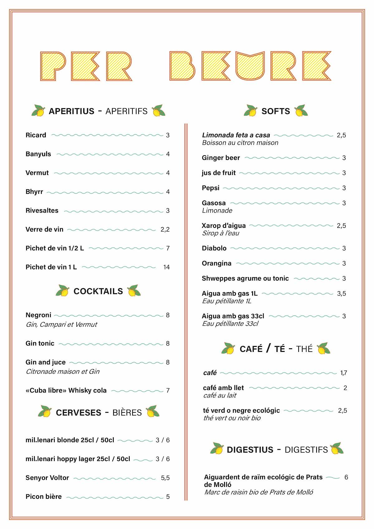 poti poti restaurant меню