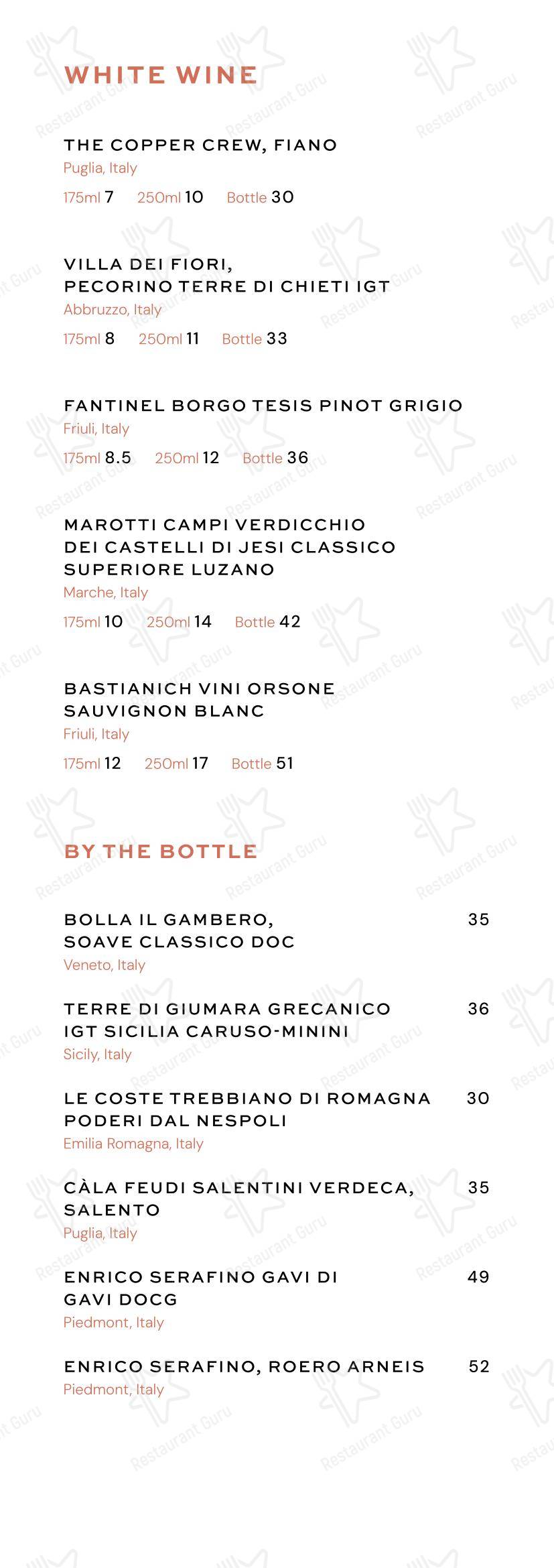 Меню ресторана Eve Edinburgh - Boronia Catering Menu Pack