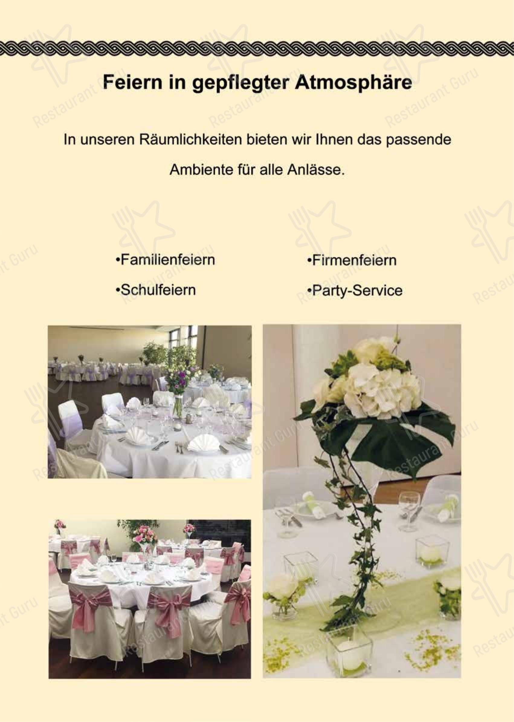 Меню ресторана Restaurant Zagreb - Меню